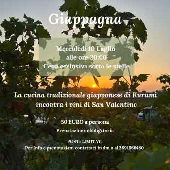 Giappagna, cena sotto le stelle